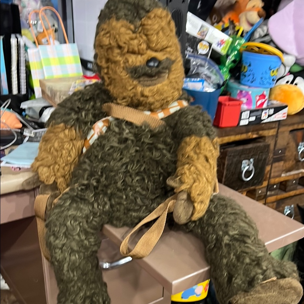 Disney plush chewbuca backpack